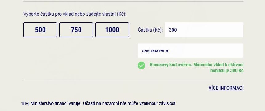 Použijte Sazka promo kód a připište si 50 free spinů a 50 Kč