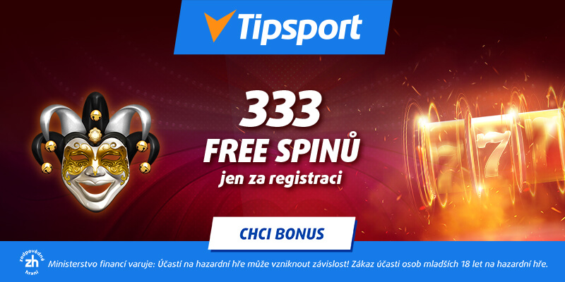 Tipsport registrační free spiny