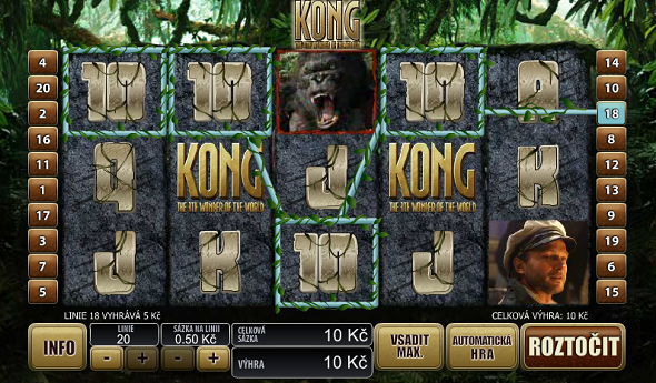 Výherní automat Kong