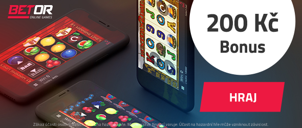 Online casino Betor - hrací automaty s bonusem 200 Kč zdarma