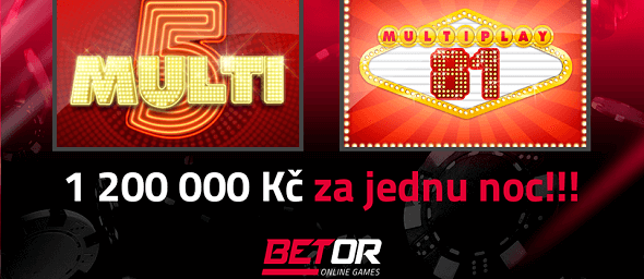 Milionar v casinu Betor