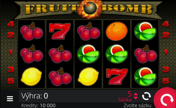 Vyzkoušejte online automat Fruit Bomb u Chance Vegas