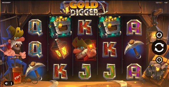 Zlatá horečka na hracím automatu Gold Digger