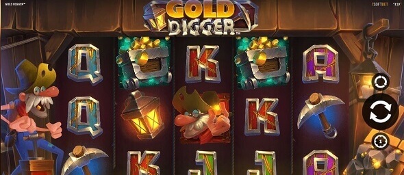 Zlatá horečka na hracím automatu Gold Digger