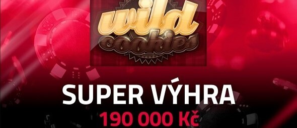 Výhra na e-gaming automatu Wild Cookies