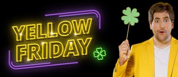 S Yellow Friday u Fortuny na vás čeká jeden z 20 Tajemných bonusů