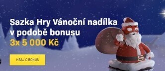 Získejte vánoční bonus u Sazka Her