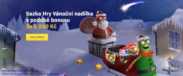 Získejte vánoční bonus u Sazka Her