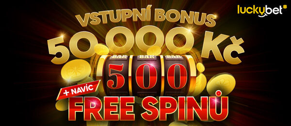 Registrujte se u LuckyBetu a získejte bonus za registraci zdarma 300 Kč