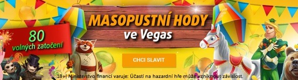 Vyzvedněte si v Chance Vegas od neděle do středy až 80 free spinů.