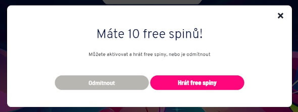 30 free spinů na Pinky Cat