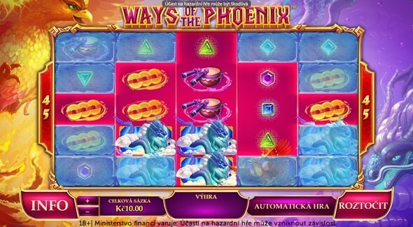 Ways of the Phoenix - hrací automat.