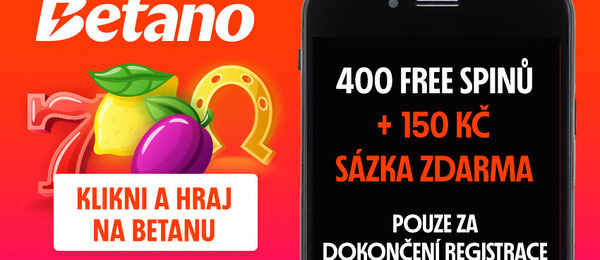 Betano registrační bonus