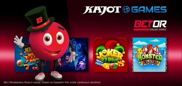 Kajot automaty v casinu Betor