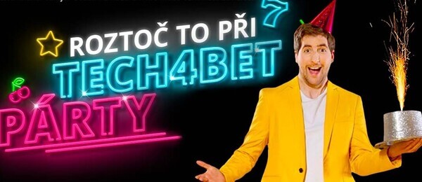 Tech4Bet párty u Fortuny Vegas: Bonusy a turnaj o 50 000 Kč