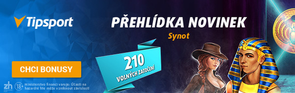 Získej 210 free spinů s přehlídkou novinek u Tipsport