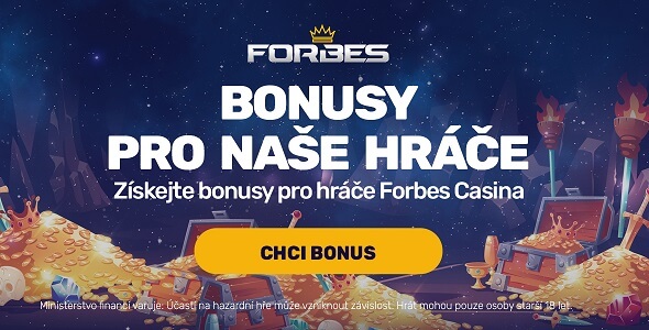 Vyzvedněte si ve Forbes casinu uvítací bonusy ZDE