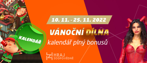 VÁNOČNÍ DÍLNA v online casinu SYNOT TIP