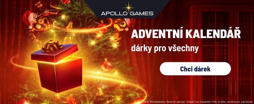 Adventní kalendář v casinu Apollo Games