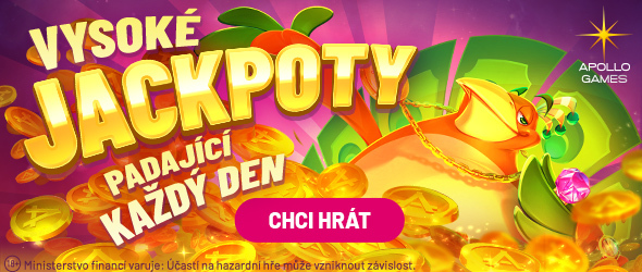 Jackpoty v online casinu Apollo Games