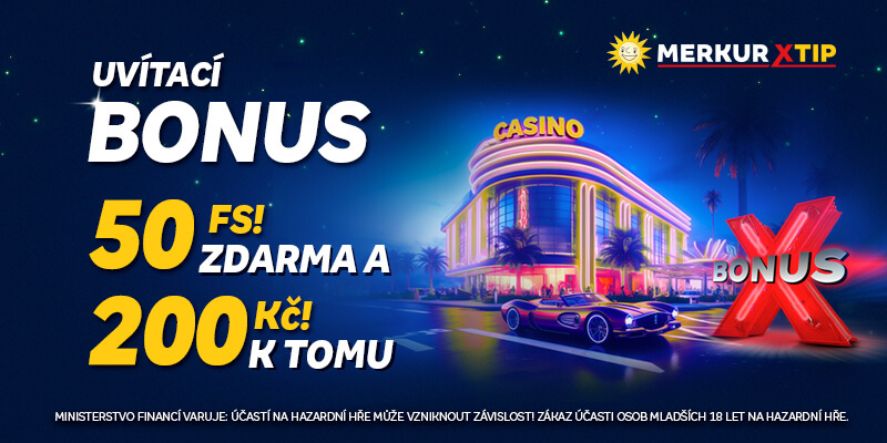 Uvítací bonusy MerkurXtip casina