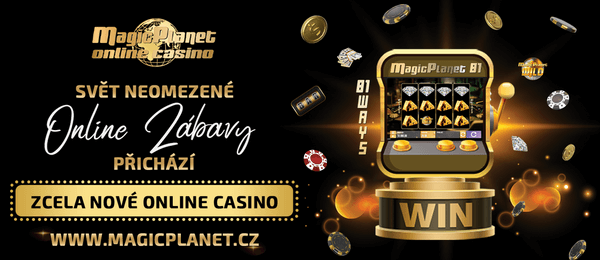 Megic Planet online - Casino s českou licencí a bonusy