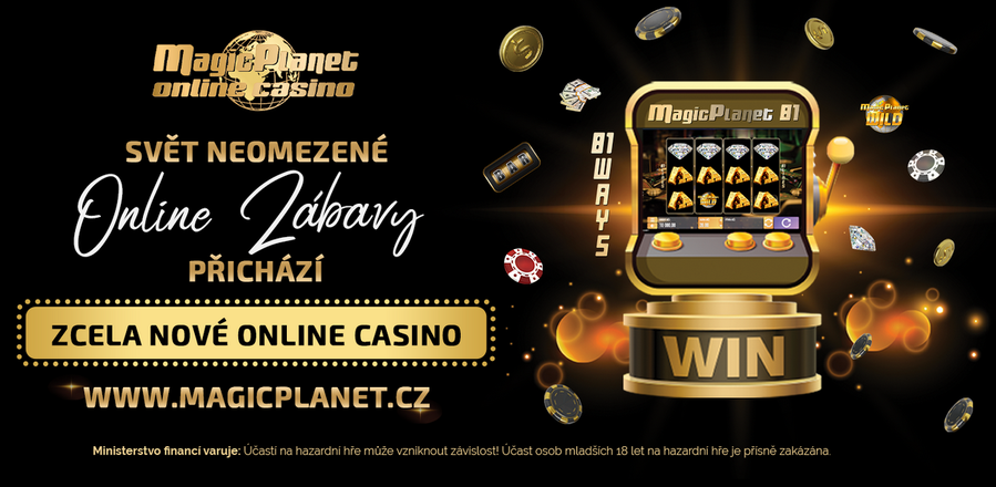 Megic Planet online - Casino s českou licencí a bonusy