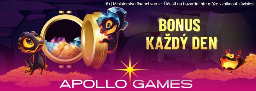 Přijďte si každý den pro bonus do Apollo Games casina