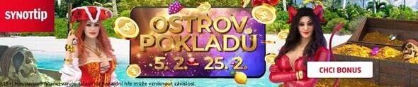 Ostrov pokladů v casinu SYNOT TIP