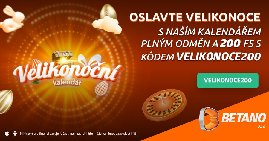 Velikonoční kalendář v online casinu Betano