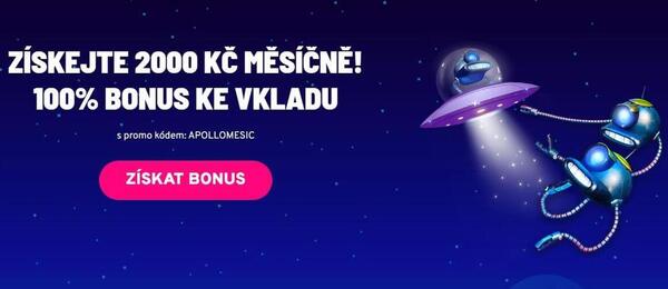 Apollo Games bonus s promo kódem