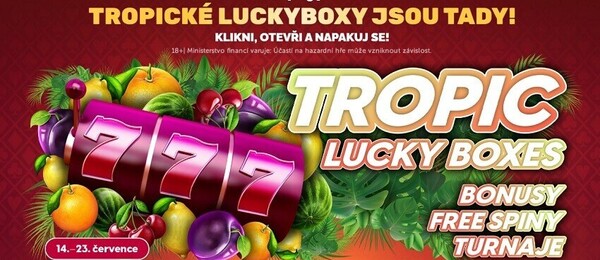LuckyBoxes s každodenními bonusy jsou připraveny i v červenci
