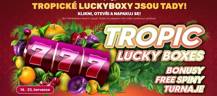 LuckyBoxes s každodenními bonusy jsou připraveny i v červenci