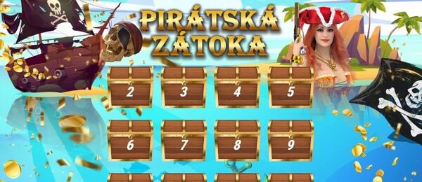 Pirátská zátoka na Ostrově pokladů skrývá 24 tajemných bonusů