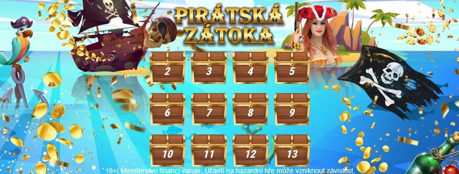 Pirátská zátoka na Ostrově pokladů skrývá 24 tajemných bonusů