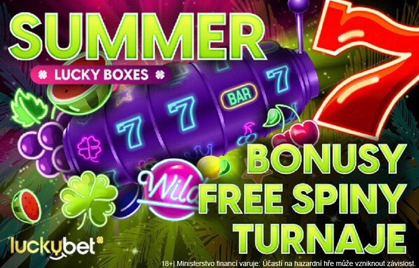 Každý den bonus – to jsou srpnové Summer LuckyBoxes od LuckyBetu