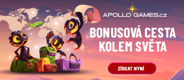 Cesta kolem světa v Apollo casinu. Získat lze až 130 free spinů