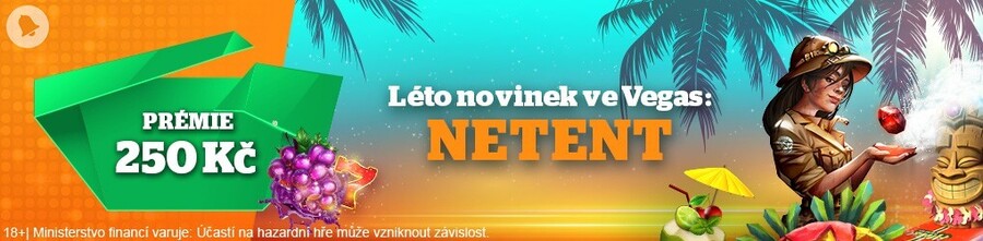 NetEnt novinky ve Vegas s prémií a turnajem