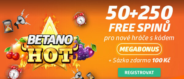 Chcete extra bonus Betano? Pak se registrujte s kódem MEGABONUS