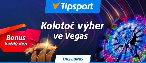 Klikněte ZDE a roztočte Kolo štěstí v Tipsport Vegas