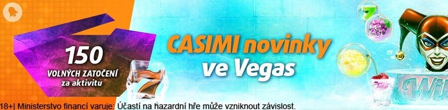 CASIMI novinky v casinu Chance Vegas