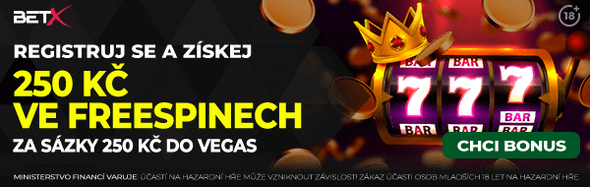 Registrační bonus BetX pro nové hráče