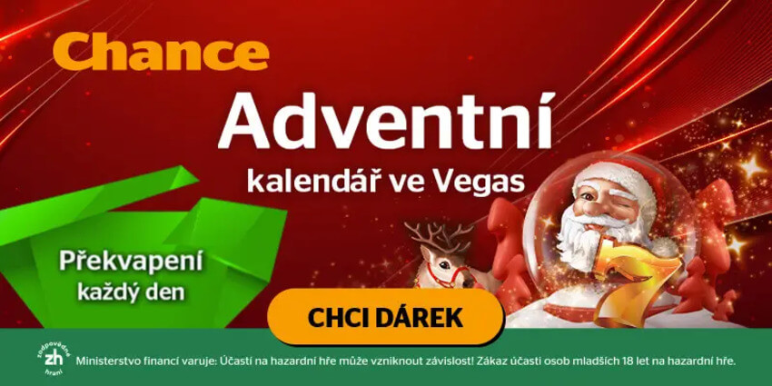 Adventní kalendář u Chance je plný odměn