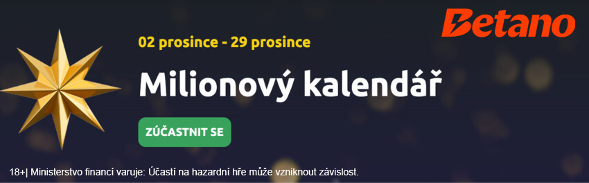 Milionový kalendář u Betana