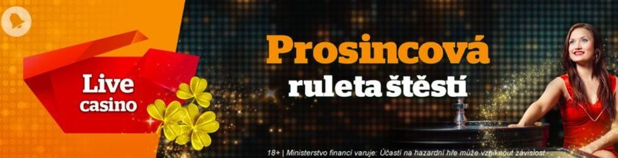 Prosincová ruleta štěstí u Chance