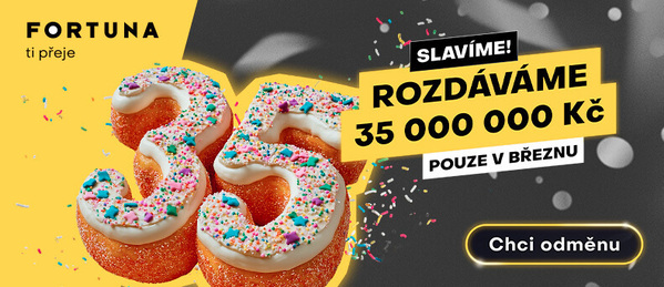 Fortuna slaví 35. narozeniny