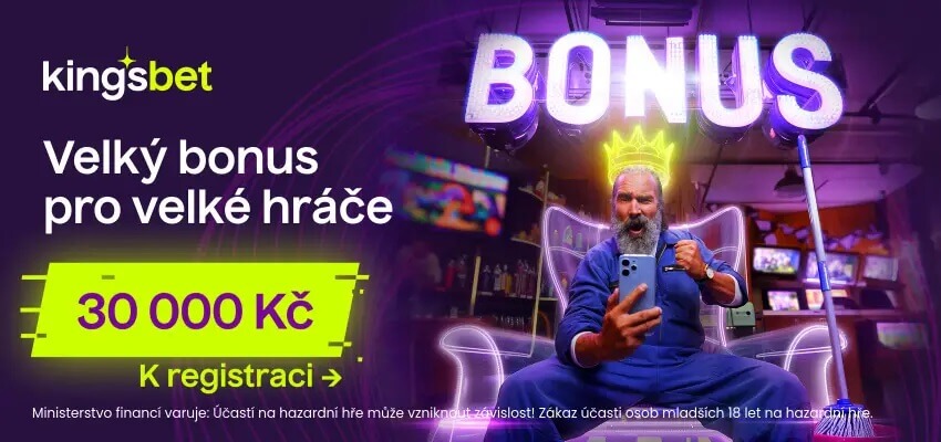 Získejte až 30 000 Kč s vkladovým bonusem u casina Kingsbet
